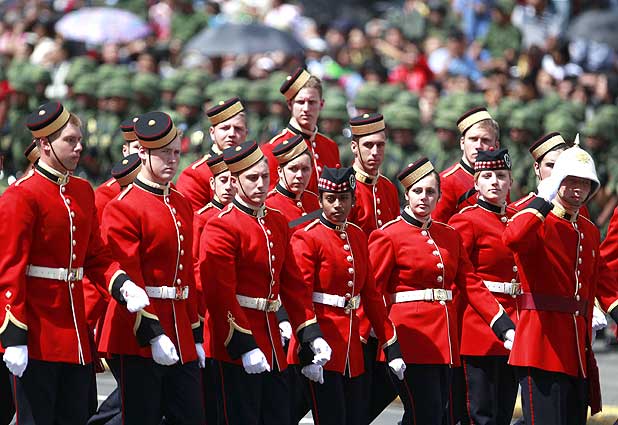 Desfile militar en Mexico 