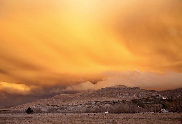 Chilean Volcano Continues Spewing  Ash High Into The Airspace 