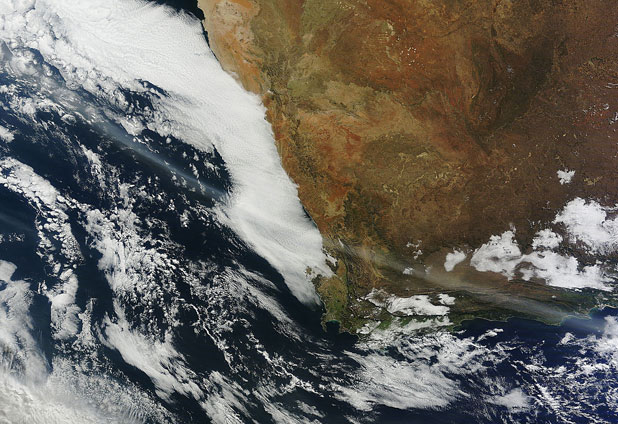 Cenizas del Cordón Caulle dan vuelta al mundo 