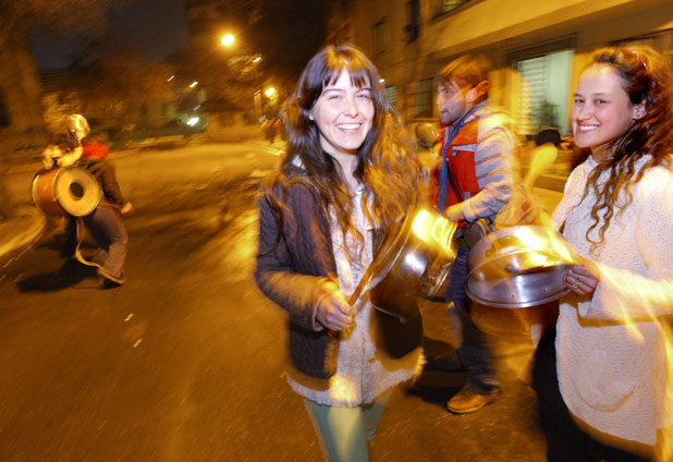 Marcha de estudiantes universitarios 