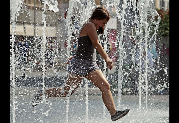 Children Enjoy With the Arrival of Summer to Austria 