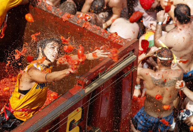 Comenzó la Tomatina 2011 