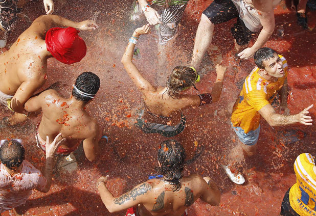 Comenzó la Tomatina 2011 