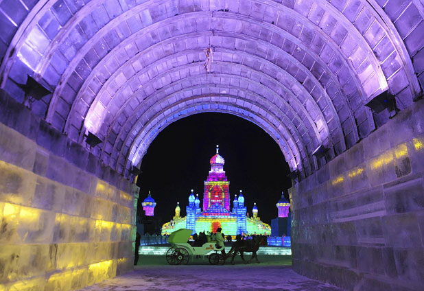 El fantástico reino de hielo de Harbin 