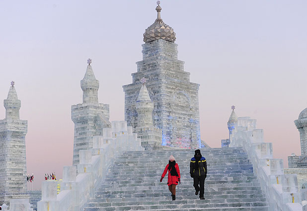 El fantástico reino de hielo de Harbin 