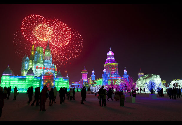 El fantástico reino de hielo de Harbin 