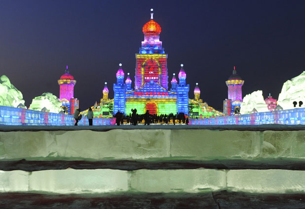 El fantástico reino de hielo de Harbin 