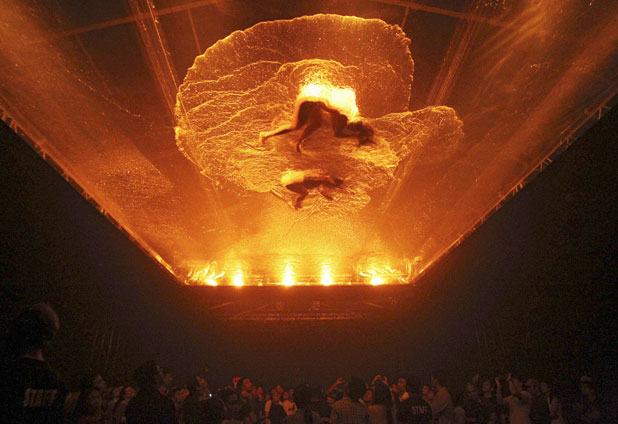 La belleza de FuerzaBruta 