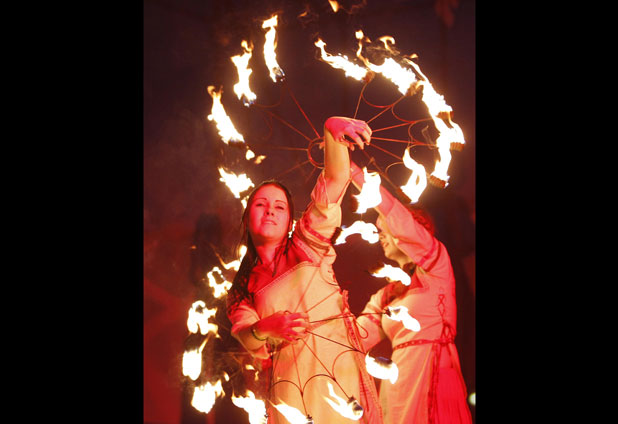 Festival del Fuego en Ucrania 