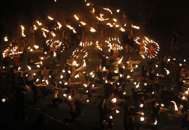 Festival del Fuego en Ucrania 