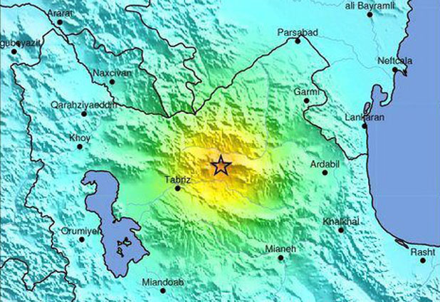 Dos terremotos sacuden Irán 