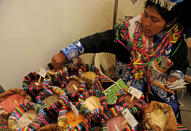 Feria gastronómica en Perú 