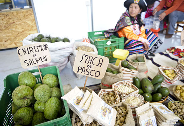 Feria gastronómica en Perú 